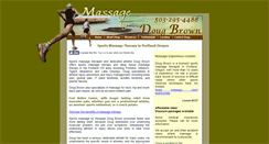 Desktop Screenshot of dougbrownmassage.com